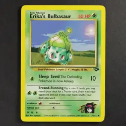 Erika's Bulbasaur 39/132 Gym Challenge Pokemon TCG Common/Uncommon VG Condition - Image 1