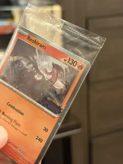 Lot Of 2 Pokemon Phantasmal Flames Reshiram 017/094 Barnes & Noble Promo Sealed - Image 5