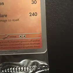 Sealed Reshiram 017/094 Pokemon Phantasmal Flames Stamped Barnes & Noble Promo - Image 4