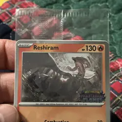 Sealed Reshiram 017/094 Pokemon Phantasmal Flames Stamped Barnes & Noble Promo - Image 2