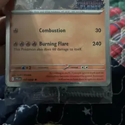 Sealed Reshiram 017/094 Pokemon Phantasmal Flames Stamped Barnes & Noble Promo - Image 3