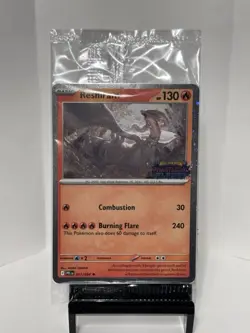 Pokemon Phantasmal Flames Stamped Reshiram 017/094 Barnes & Noble Promo Sealed - Image 1