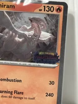 Pokemon Phantasmal Flames Stamped Reshiram 017/094 Barnes & Noble Promo Sealed - Image 2
