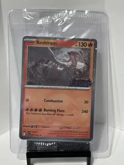 Pokemon Phantasmal Flames Stamped Reshiram 017/094 Barnes & Noble Promo Sealed - Image 3