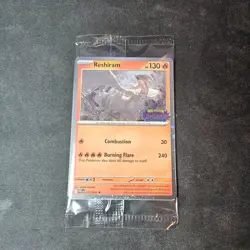Pokemon Phantasmal Flames Reshiram 017/094 Barnes & Noble Promo Stamped Sealed 3 - Image 1