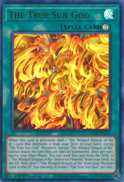 The True Sun God - MP22-EN275 Ultra Rare 1st Ed NM Yugioh - Image 1