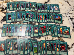 Yu Gi Oh Card Lot of 100 English- early ones LOT 2- Green - Image 2