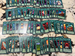 Yu Gi Oh Card Lot of 100 English- early ones LOT 2- Green - Image 4