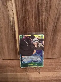 One Piece Tcg Trafalgar Law Op01-047 Super Rare Nm Eng - Image 1