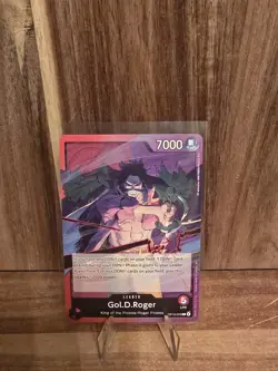 One Piece TCG Gol.D.Roger Op13-003 Leader Eng Nm - Image 1