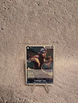 One Piece Tcg Trafalgar Law Op07-047 Rare Eng Nm Holo - Image 1