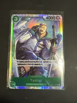 Tashigi OP10-032 One Piece Card Game PRB02 Super Rare Foil M/NM TCG CCG Full Art - Image 1