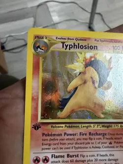 Pokemon Typhlosion Neo Genesis 1st Edition Holo Rare Edition 17/111 - Image 2