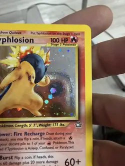 Pokemon Typhlosion Neo Genesis 1st Edition Holo Rare Edition 17/111 - Image 3
