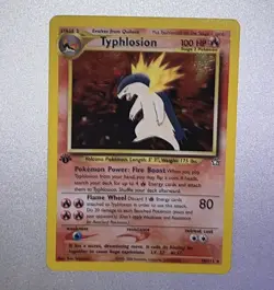 Pokemon TCG Typhlosion Holo Rare 1st Edition Neo Genesis 18/111 Near Mint - Image 2