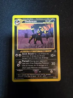 Lp-Nm Pokemon Neo Discovery Umbreon TCG Card 32/75 Regular Rare - Image 1