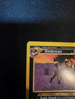 Lp-Nm Pokemon Neo Discovery Umbreon TCG Card 32/75 Regular Rare - Image 3