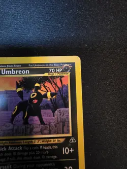 Lp-Nm Pokemon Neo Discovery Umbreon TCG Card 32/75 Regular Rare - Image 4