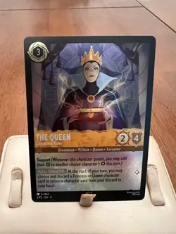 Disney Lorcana Promo Card The Queen Conceited Ruler 3/P3 Cold Foil English - Image 1