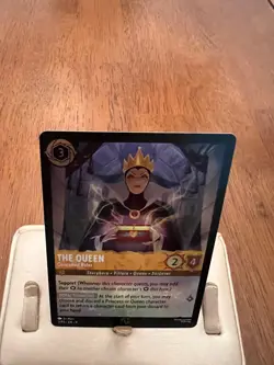 Disney Lorcana Promo Card The Queen Conceited Ruler 3/P3 Cold Foil English - Image 2