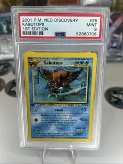 Pokemon Neo Discovery Kabutops 25/75 1st Edition Non-Holo Rare 2001 - Image 1