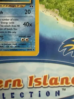 Pokemon Kabutops 1st Edition Neo Discovery 25/75 Non Holo Rare Heavily Played - Image 3