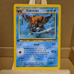 Pokemon TCG Neo Discovery Kabutops 1st Edition Non-Holo Rare Card 25/75 WOTC LP - Image 1