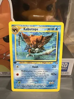 Pokemon TCG Neo Discovery Kabutops 1st Edition Non-Holo Rare Card 25/75 WOTC - Image 1