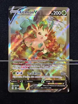 Leafeon V 167/203 Alt art Evolving Skies Pokemon TCG 2021 - Mint Condition NM - Image 1