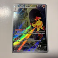 Pokemon TCG Armarouge Scarlet & Violet Holo Illustration Card 203/198 Base Set - Image 1