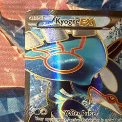 Kyogre EX 148/160 Full Art Ultra Rare Holo Pokemon 2015 Primal Clash MP -Special - Image 2