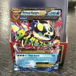 Pokemon - TCG Primal Kyogre EX Full Art Holo Ultra Rare XY Primal Clash 55/160 - Image 1