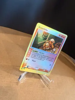 Pokemon TCG Growlithe Reverse Holo Card 65/100 EX Sandstorm Vintage Near Mint - Image 2