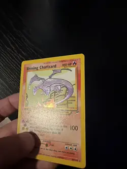 Pokemon TCG Neo Destiny Shining Charizard 107/105 Secret Rare Holo Card 2000 - Image 4