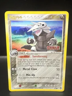 Pokemon Card - Aggron Power Keepers Stamped 1/108 Reverse Holo - Image 1