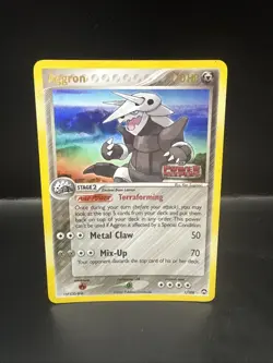 Pokemon Card - Aggron Power Keepers Stamped 1/108 Reverse Holo - Image 3