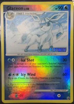 Pokemon TCG • 2x Cards • Pikachu + Glaceon - Platinum Stamped BK Promos • MP-HP - Image 5