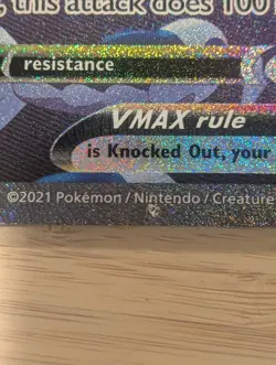 JUMBO Oversized Vaporeon VMAX Card Alt Art SWSH182 SEE PICTURES - Image 3