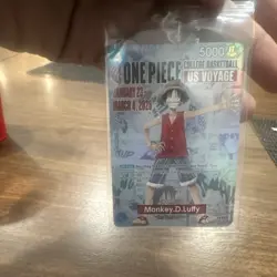 Bandai One Piece Card Game Monkey D. Luffy US Voyage Basketball Holo 2026 - Image 3