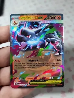Mega Charizard X EX Double Rare Card 13/94 Pokemon Phantasmal Flames NM/M - Image 1