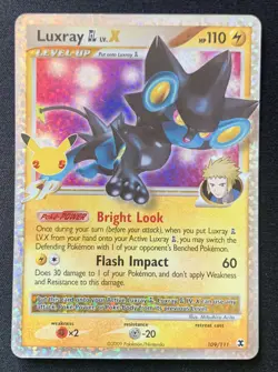 Luxray GL Lv. X 109/111 Celebrations Ultra Rare Holo Pokemon TCG Card NM - Image 1