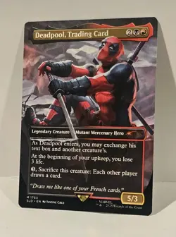MTG - Deadpool, Trading Card - Secret Lair Drop Regular 1753 - Image 2