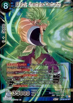 Dragon Ball Super Card - SS Broly, Unrestrained Destruction BT26-049 SR - Image 1
