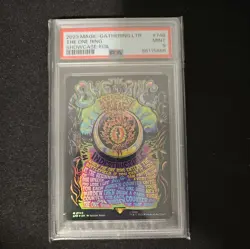 2023 MAGIC THE GATHERING LTR MTG SHOWCASE - FOIL #748 THE ONE RING PSA 9 POSTER - Image 1