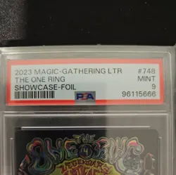 2023 MAGIC THE GATHERING LTR MTG SHOWCASE - FOIL #748 THE ONE RING PSA 9 POSTER - Image 3