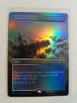 Deserted Beach (Borderless) Innistrad: Midnight Hunt Foil NM/M - Image 1