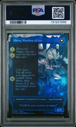 2025 Jill Shiva’s Dominant MTG Final Fantasy #0378 Borderless Foil PSA 10 - Image 2