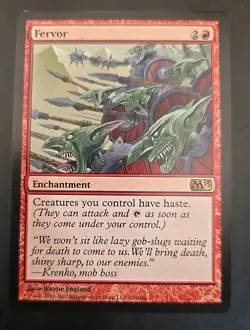 Fervor Core Set 2013 (M13) MTG Regular Near Mint - Image 1