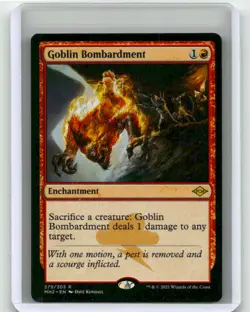 Lightly played Goblin Bombardment #279 W/Tracking - Image 1