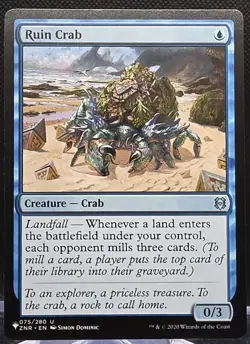 Ruin Crab #75 The List - Zendikar Rising Regular Uncommon - Image 1